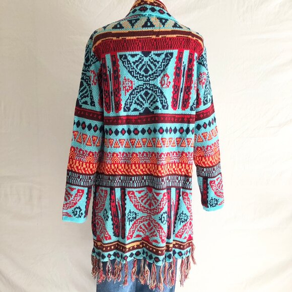 Boho Fringe Cardigan Sweater - Picture 8 of 12